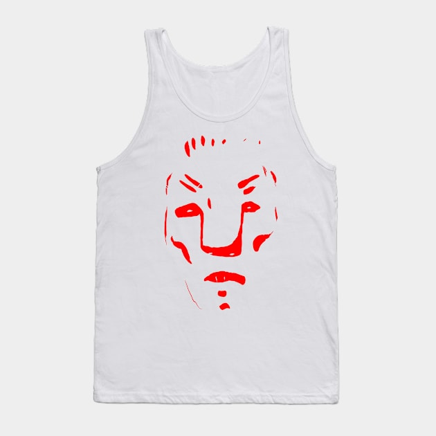 tough face Tank Top by Nikokosmos